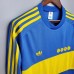 Boca Juniors 1981 Home Dark Blue Long Sleeve Soccer Jersey